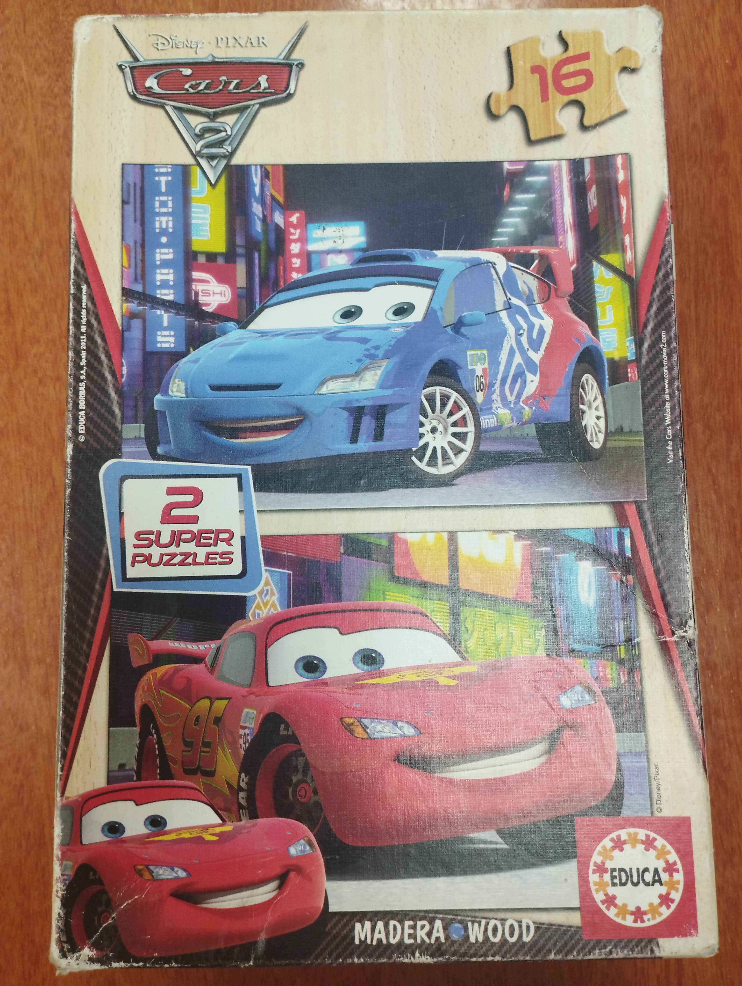 2 super puzzles Cars 2