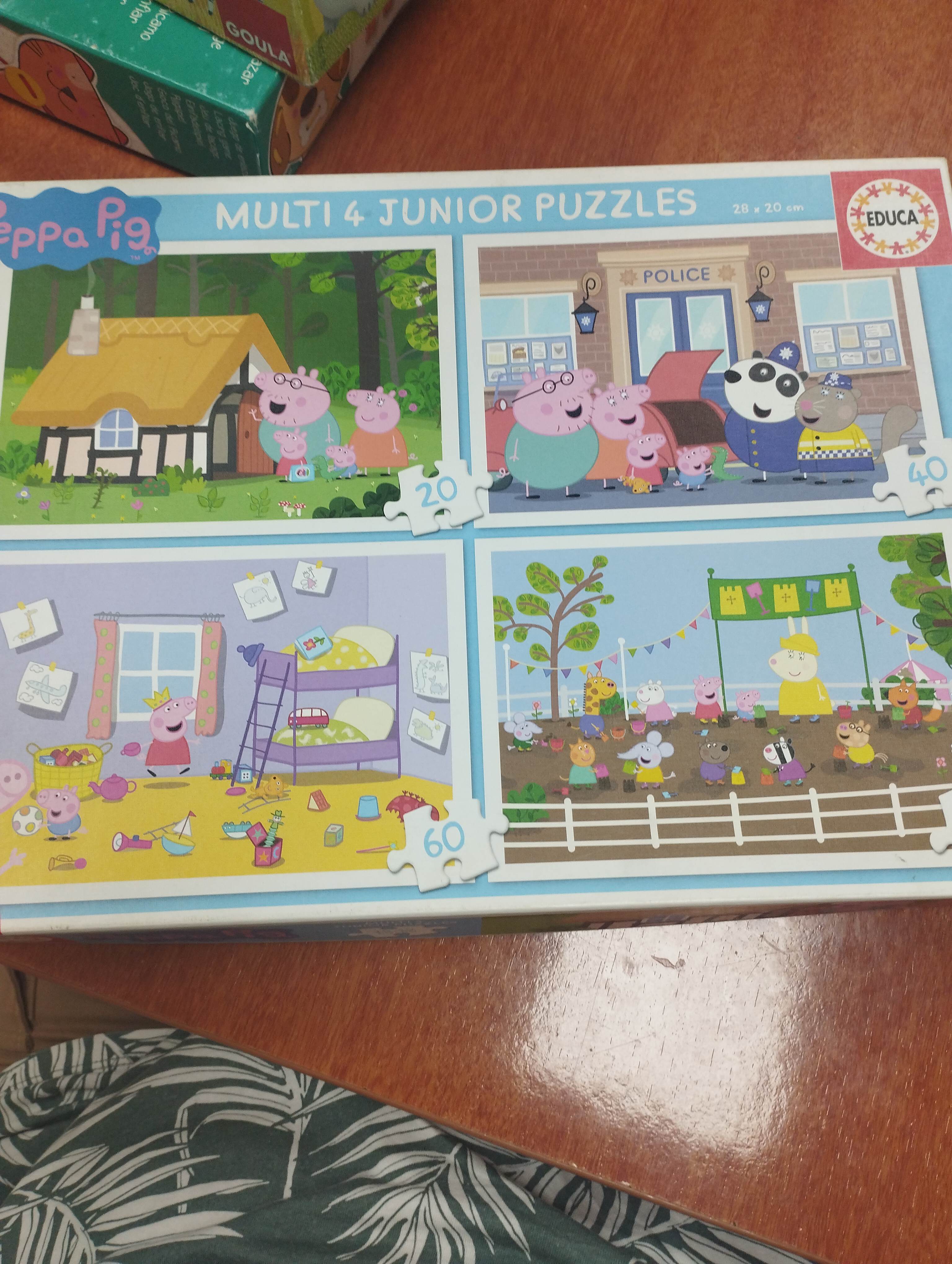 Multi 4 junior puzzles Peppa pug